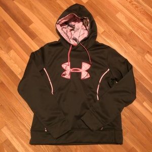 Under Armour Green with Pink Camo Hoodie